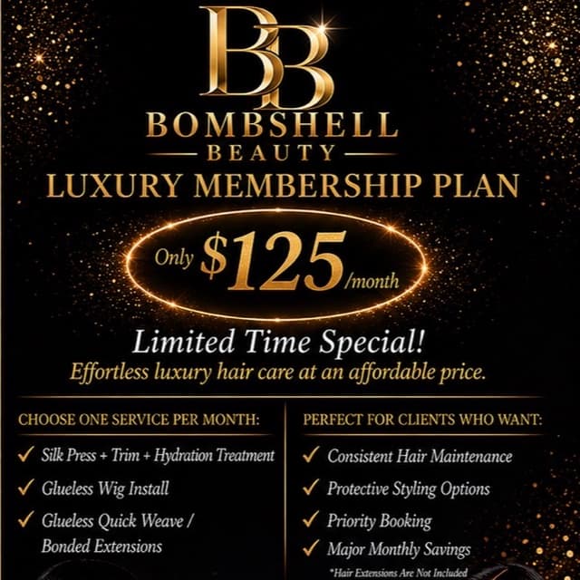 Bombshell Society Membership at Bombshell Beauty in Crestwood, IL